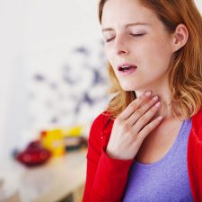 Throat or larynx cancer